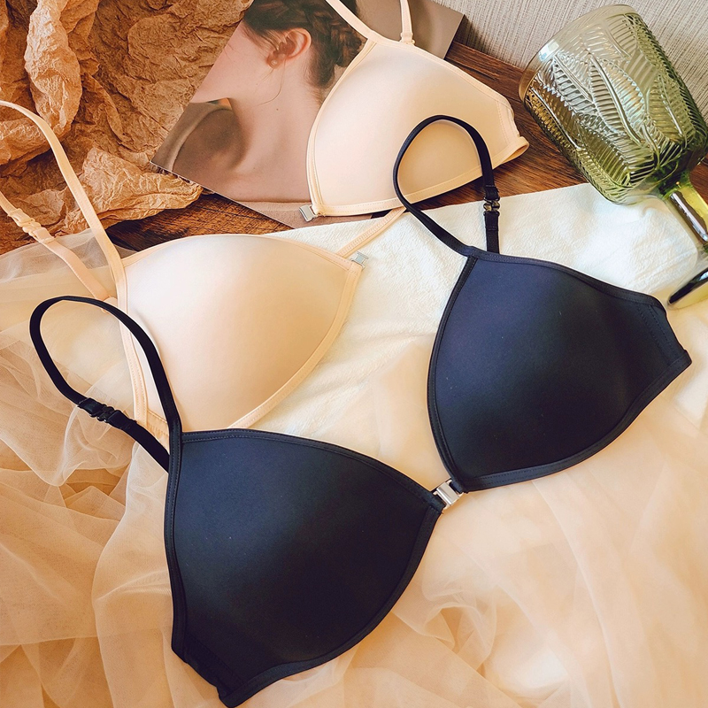Bralette Wireless Soft - Women Seamless Bras Deep V Neck