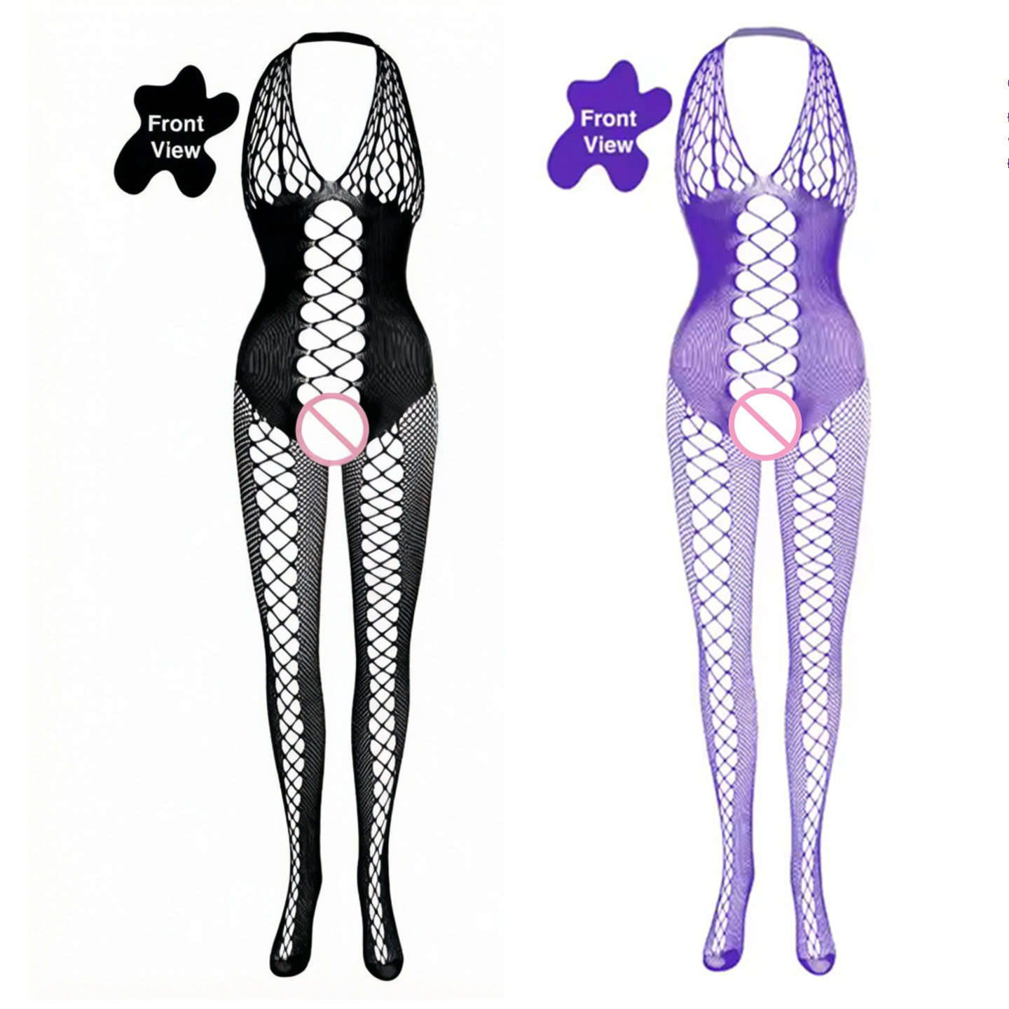 Bodystocking Fishnet - Sexy Lingerie Women Mesh Transparent Cosplay