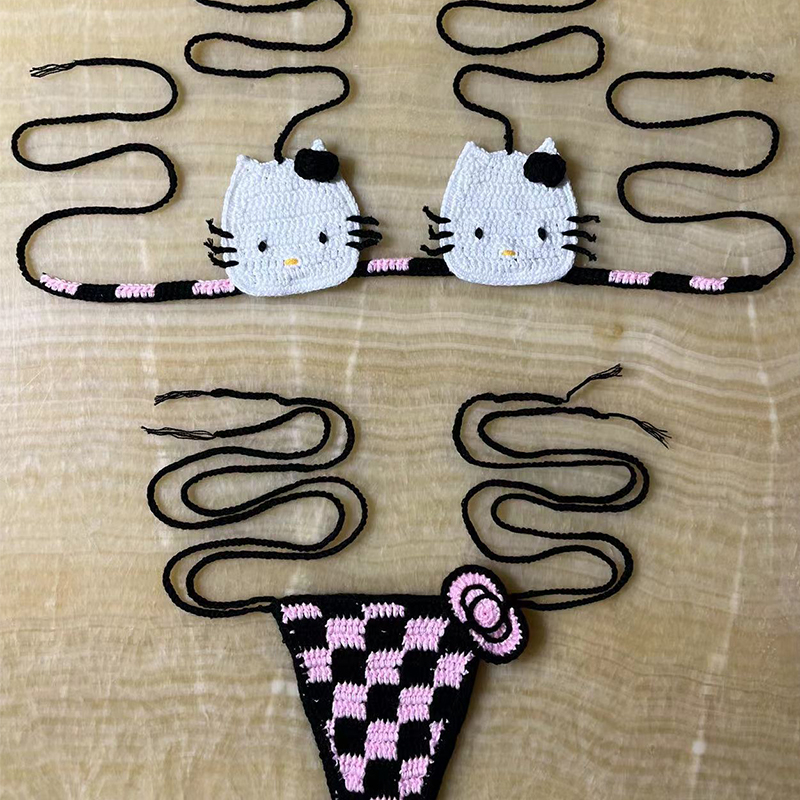 Hello Kitty Bikini Set Lady's  - огляд і ціна Thong Bikini Women