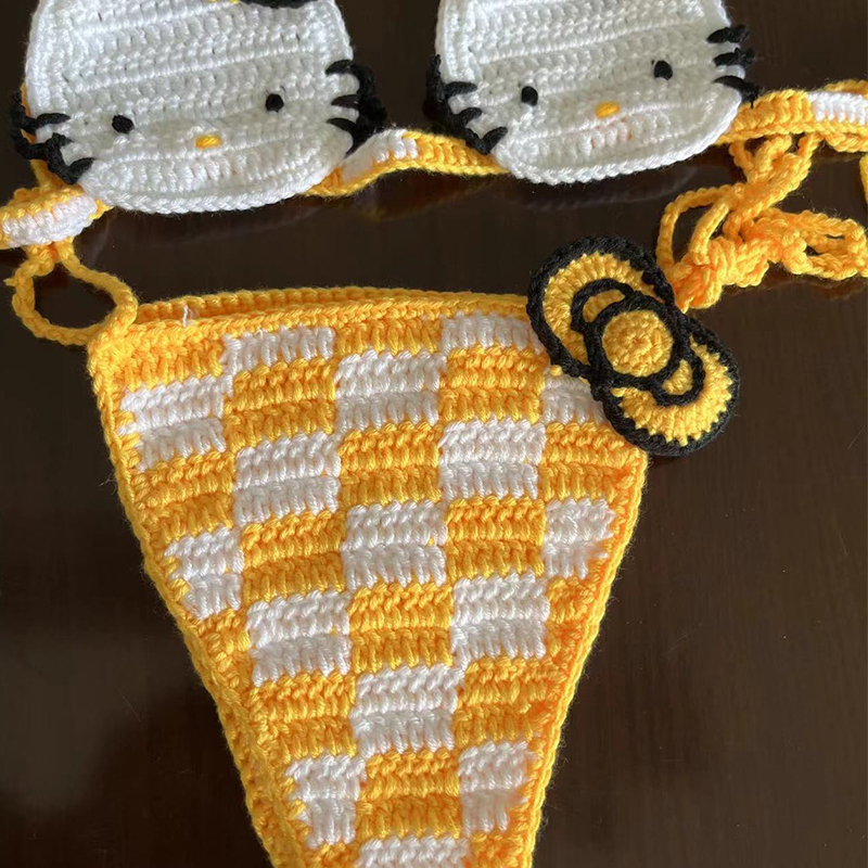 Hello Kitty Bikini Set Lady's  - огляд і ціна Thong Bikini Women