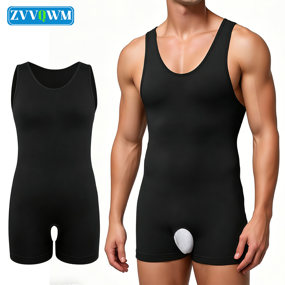 1Pcs Mens Seamless Compression - огляд і ціна Shapewear Bodysuit Firm