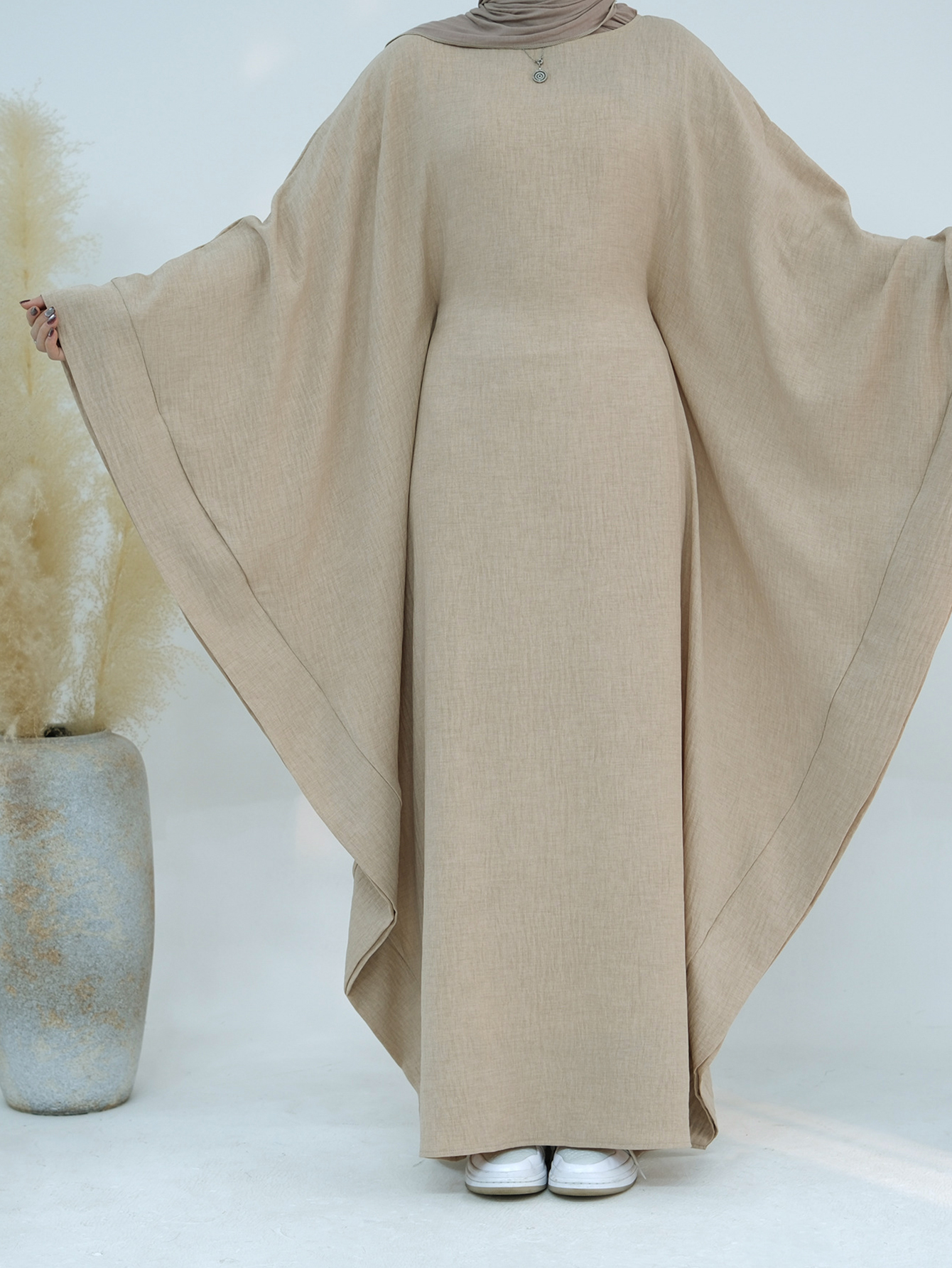 2025 Dubai Eid Ramadan Kaftan  - огляд і ціна Robe Silk Women