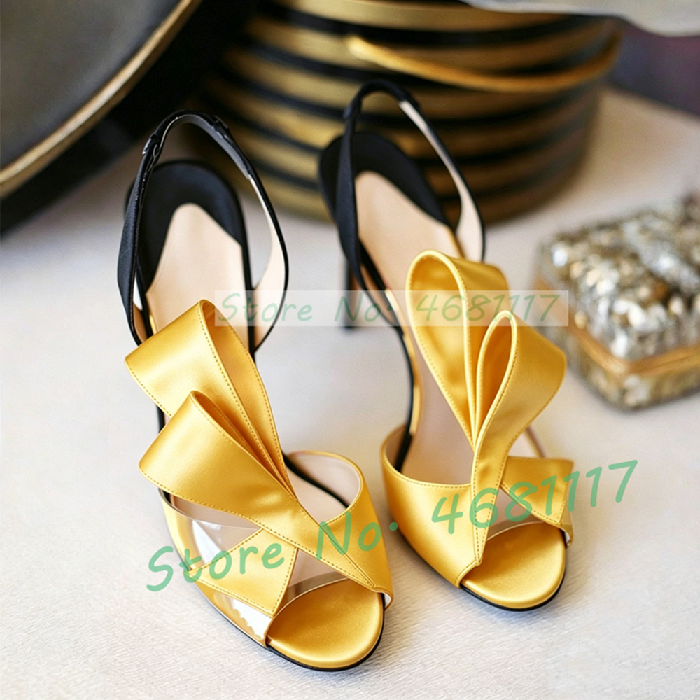 Satin Bow Back Strap High Heel - огляд і ціна Slip Dress Satin
