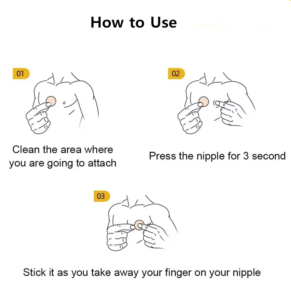 Disposable Invisible Men's Nip - огляд і ціна Nipple Cover Pasties
