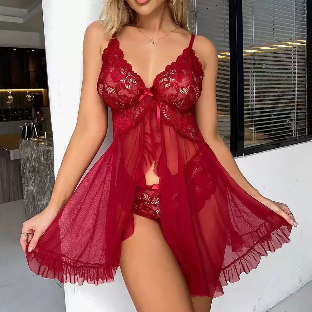 Women's Lace Lingerie Chemise  - огляд і ціна Babydoll Chemise Night