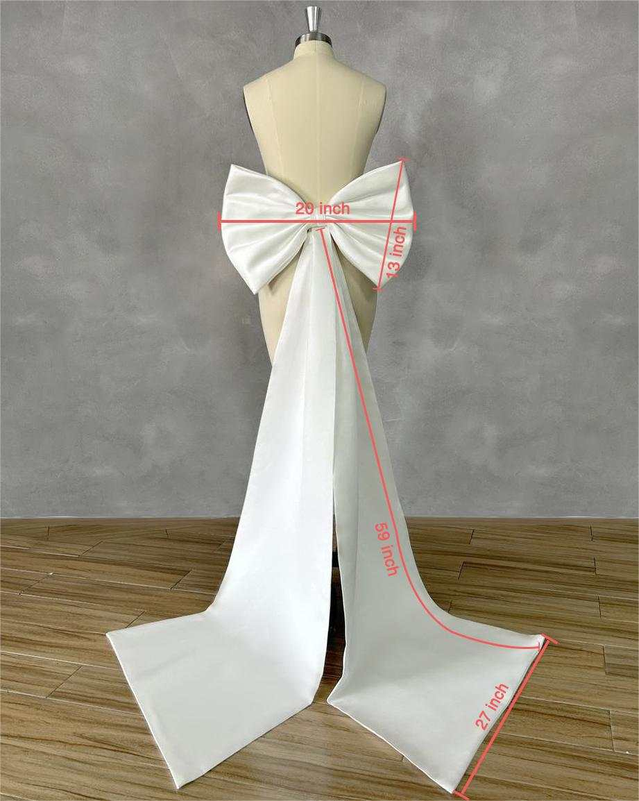 Love Elegant Big Bow for Brida - огляд і ціна Robe Silk Women