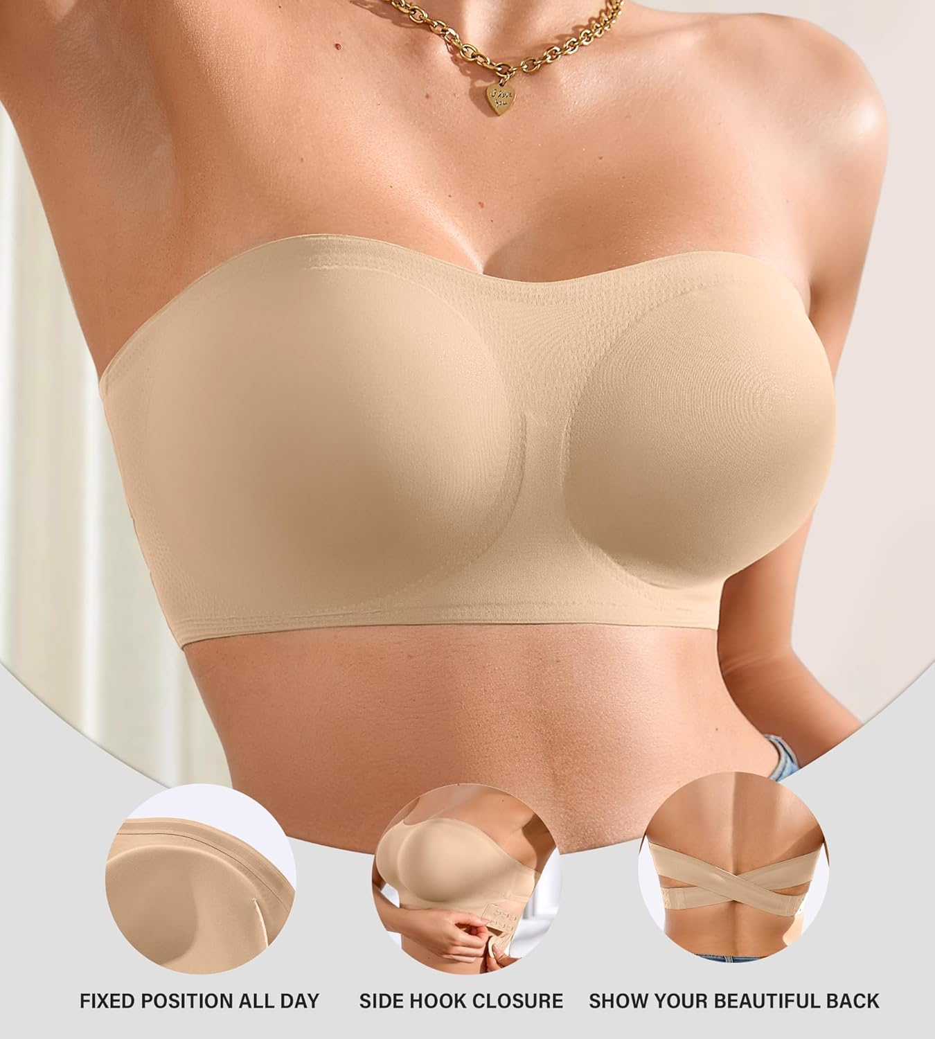 Seamless Off-Shoulder Bra Back - огляд і ціна Strapless Bra Backless