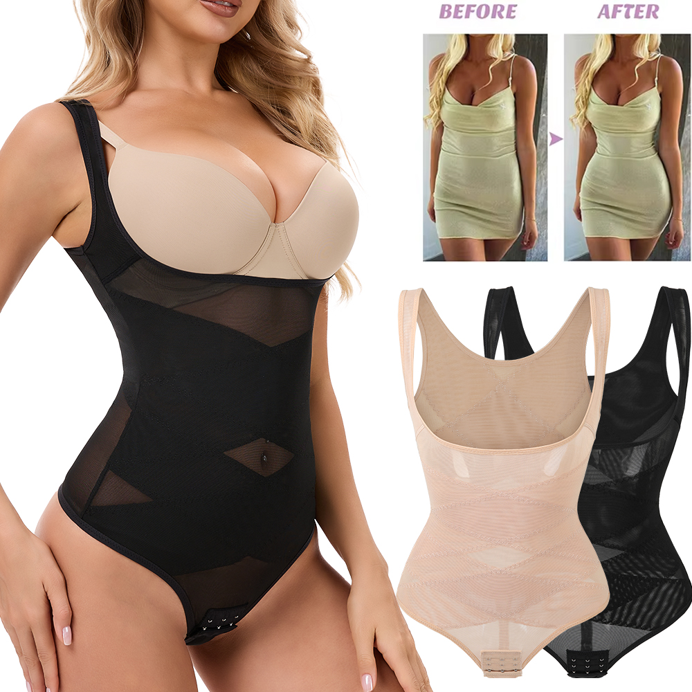 Mesh Thongs Bodysuit Shapewear - огляд і ціна Shapewear Bodysuit Firm