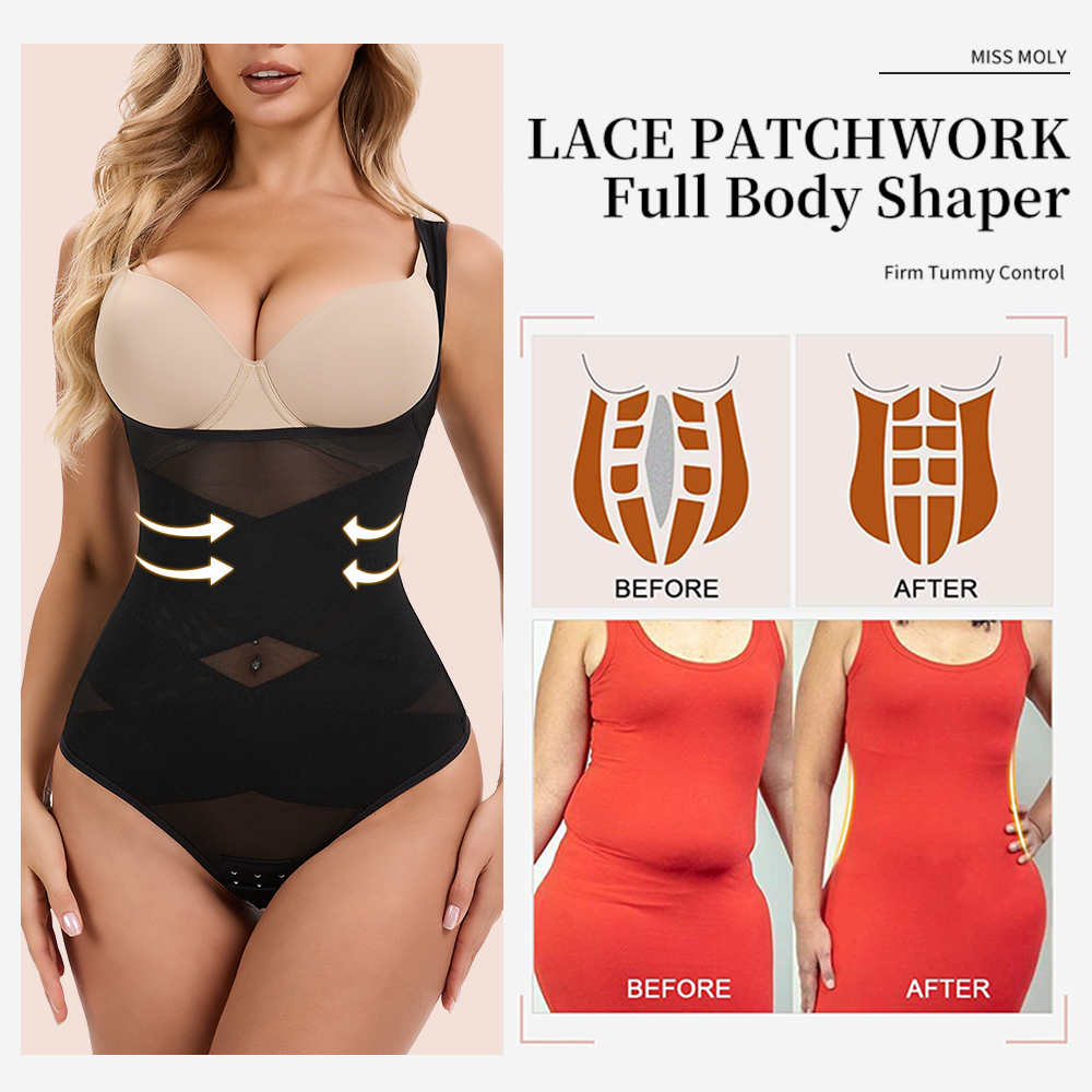 Mesh Thongs Bodysuit Shapewear - огляд і ціна Shapewear Bodysuit Firm